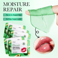 Lembaran Masker Bibir Rasa Buah Multi Rasa, Melembapkan, Mempertebal, Melembutkan Bibir, Memudarkan Garis Bibir, Mengatasi Bibir Kering, Mengurangi Garis Bibir