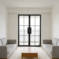 Fenêtres et portes en verre et acier inoxydable décoratives, étanches, au design moderne français, à prix raisonnable et avec surface finie.