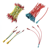 Câble de raccordement 26 AWG à fil unique avec bornes à fourche pré-crimpées pour faisceau automobile et distribution de puissance