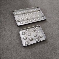 Moule à muffins rectangulaire antiadhésif en acier et aluminium 600x400/400x300 12/24 cavités, réutilisable, écologique et durable
