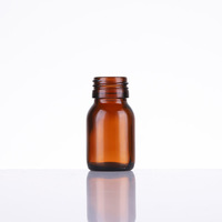 Bouteille en verre liquide de haute qualité 60ml 125ml 150ml 200ml 250ml 300ml boisson au kombucha ambré sirop contre la toux avec bouchon à vis