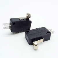 Microinterruptor de Respuesta Rápida RL6-1, Baja Fuerza de Operación, 16A/250V, IP18, Conexión Rápida para Aplicaciones Industriales y Automotrices