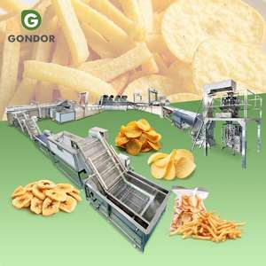 Máquina manual para hacer papas fritas crujientes de batata y yam, línea de producción de chips para la venta en India - Product Image 1