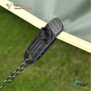 Clip de tente en plastique avec boucle de verrouillage, fixation coupe-vent pour bâche, auvent, parasol, camping - Product Image 6