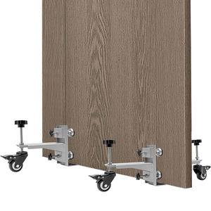 Jh-mech Cửa Cài Đặt Kit Với Bánh Xe Xoay Nhiệm Vụ Nặng Nề 500 Lbs Khả Năng Tải Có Thể Điều Chỉnh Cửa Cài Đặt Dolly Công Cụ - Product Image 2