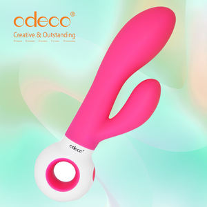 Vibradores de Conejo Odeco de Silicona Recargables con Doble Motor y Movimiento de Dedos para Estimulación del Clítoris para Mujeres - Product Image 2