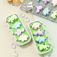 Moule à glaçons en silicone flexible écologique 6 bâtonnets, qualité alimentaire supérieure, portable, vente chaude usine