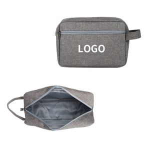 Bolsa de Aseo Impermeable Personalizada, Minimalista, para Negocios, con Separación para Artículos Secos/Húmedos, con Logotipo, para Viajes - Product Image 2