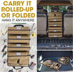 Free sample Carrying Custom Large Capacity <b>Tool</b> <b>Roll</b> <b>Bags</b> Heavy Duty casual Electrical <b>Tools</b> Storage <b>Bag</b> - Product Image 4