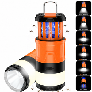 Linterna <span class=keywords><strong>de</strong></span> Camping Recargable 6 en 1, Antimosquitos, Linterna con Base Magnética y Gancho para Colgar, para Emergencias al Aire Libre y Viajes - Product Image 1