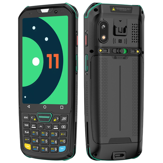 FYJ F9824 4'' Keyboard Pda Android 13 Nfc Inventory Barcode Reader Pda Warehouse Handheld Data Collector Warehouse Management