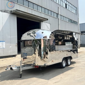 Nouvelle vente de chariot de vente ambulante électrique, camion de cuisine vintage, remorque alimentaire mobile - Product Image 4