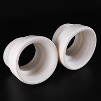 Raccords de tuyauterie de toilettes en PVC, raccord femelle à tête hexagonale, adaptateurs de débit droit/semi-débit, tuyaux de déplacement pour salle de bain