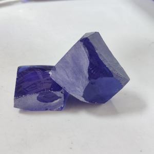 Uncut Nanosital Raw Material #A146 Tanzanite Light Color Synthetic Nano Gemstone Rough Stone for Jewelry - Product Image 2