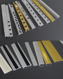 Vente chaude, profil de transition en métal aluminium à bord droit, design moderne, pour carrelage de sol, meilleurs accessoires - Product Image 3
