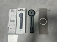 Support pliable multi-usage en alliage d'aluminium pour ordinateur portable, tablette, avec rotation à 360° et support magnétique puissant pour téléphone