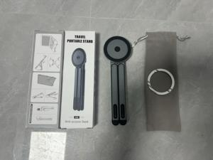 Supporto per <span class=keywords><strong>Tablet</strong></span> portatile pieghevole multiuso regolabile in lega di alluminio 360 rotazione forte supporto magnetico per telefono - Product Image 2