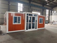 Maison mobile extensible en conteneur avec design haut de gamme