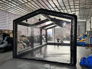 La bulle de voiture Garage gonflable extérieur Abri portable pour véhicule Support aérien Bâche de voiture Bâtiments et abris gonflables - Product Image 4