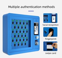 Gabinete con Cerradura Inteligente Montado en la Pared, con Huella Dactilar, Reconocimiento Facial y RFID, Sistema Electrónico de Gestión de Llaves para Agencias Inmobiliarias y Vehículos