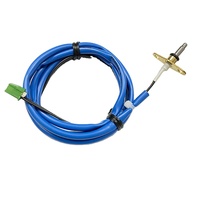 Penjualan Terbaik pemanas dengan termistor Ntc100k Sensor termistor kabel Pvc tipe flensa Gas Sensor suhu air