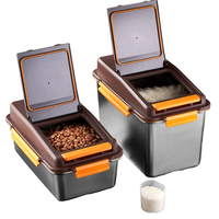 HUFA Nouveau design, seau à riz en acier inoxydable 304 avec poignée pliable, couvercle en PP pour le stockage des aliments, boîte à lunch, couvercle de boîte à légumes
