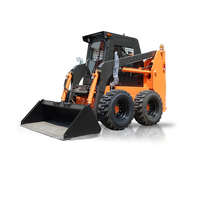 Qilu Mini Skid Steer Loader À Vendre Comme Kanga Avec Pneus Meilleur Heavy Duty Avec Souffleuses À Neige