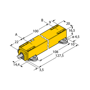 Capteur de position linéaire Turck LI100P1-Q17LM1-LIU5X2 LI800P1-Q25LM1-LIU5X3-H1151 pour l'automatisation et la détection de position en stock - Product Image 1