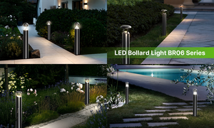 Lampe de jardin LED à détecteur de mouvement IP65 blanc chaud, en aluminium carré, pour éclairage extérieur de cour et <span class=keywords><strong>allée</strong></span> - Product Image 2