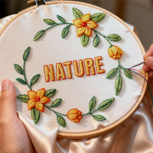 プラスチック刺繍ステンシルキット レターパターンテンプレート 手縫い用刺繍パターン 手縫い用 - Product Image 4