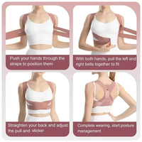Ceinture de soutien dorsale professionnelle correcteur de Posture dos avec sangle réglable orthèse bande d'épaule ceinture de Correction adolescent adulte