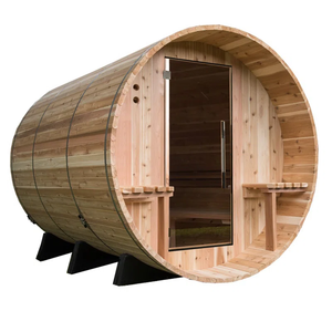 Sauna Exterior Ligera de Montaje Rápido, Sauna de Barril para Desintoxicación, para Jardín - Product Image 2