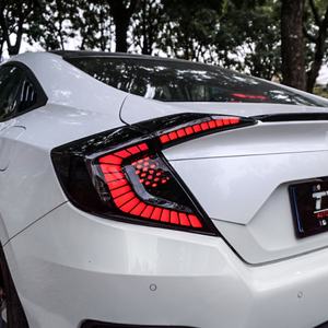 Luz Trasera LED para Automóvil TYPY, Luces Traseras, Luz de Freno Trasera LED de Alta Calidad para Honda Civic Sedán Décima Generación 2016-2021 - Product Image 3