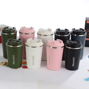 Bouteille d'eau isotherme en acier inoxydable de haute qualité, grande capacité 13/17 oz, gobelet thermique, tasse à café de voyage - Product Image 1