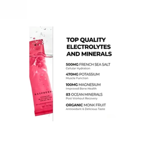 Polvere di Elettroliti OEM/ODM con Etichetta Privata, Mix per Bevanda al Lampone, Fornisce Energia, Vitamine, Magnesio, Calcio - Product Image 3