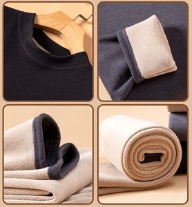 <span class=keywords><strong>Sous</strong></span>-vêtements thermiques en <span class=keywords><strong>polaire</strong></span> camel surdimensionnés pour hommes avec <span class=keywords><strong>polaire</strong></span> épaisse et haute élasticité pour la protection contre le froid - Product Image 5