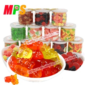 Đầy Màu Sắc Mini Bear Cartoon Shaped Dầu Tráng Gummies <span class=keywords><strong>Gummy</strong></span> Chewy Trái Cây KẹO - Product Image 3