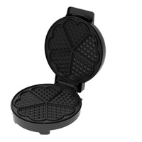 Machine à gaufres et paninis électrique automatique antiadhésive à double zone de cuisson, mini machine à donuts et sandwichs pour la maison, les hôtels et l'extérieur – Facile à utiliser
