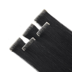 Extensiones de Cabello Humano Virgen Chino de Doble Trama, Cinta Adhesiva Invisible de PU, Alta Calidad, Puntas Gruesas, Color Natural, Larga Duración, Marca K.SWIGS - Product Image 2