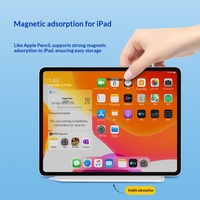 Stylet capacitif magnétique à affichage numérique en gros, en plastique et alliage d'aluminium, pour téléphone portable, ordinateur, tablette, iPad