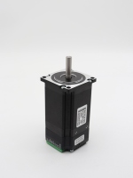 Motor Stepper Hybrid NEMA 23 57mm Terintegrasi Closed Loop 2Nm 3Nm EtherCAT dengan Port RJ45 Ganda beserta Driver Encoder 4096 PPR