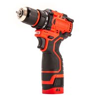Perceuse à colonne miniature sans fil rechargeable au lithium 16,8 V 800 W, sans balais, multi-vitesse, qualité professionnelle, mandrin sans clé de 13 mm, réversible