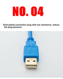 工业用Inovance H0U/H1U/H2U系列合适的PLC编程电缆聚氯乙烯绝缘USB-H2U 1U 0U - Product Image 6