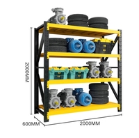 Étagère de rangement de haute qualité 100kg/couche étagères de Garage support d'entrepôt réglable à bas prix