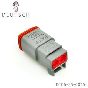 ขั้วต่อสายไฟตัวเมีย2ขาแบบซีลสีเทา <span class=keywords><strong>DT06</strong></span>-<span class=keywords><strong>2S</strong></span>-<span class=keywords><strong>C015</strong></span> - Product Image 5