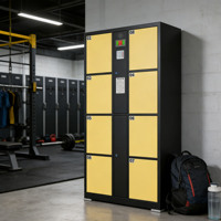 Casier à bagages intelligent pour gare aéroportuaire avec serrure à combinaison, assemblé et portable