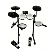 Kit de batterie électronique de haute qualité, batterie électronique portable, ensemble complet pour la pratique à domicile et les spectacles sur scène