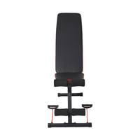 Banc de musculation professionnel réglable inclinable et déclinable avec bandes de résistance pour entraînement à domicile