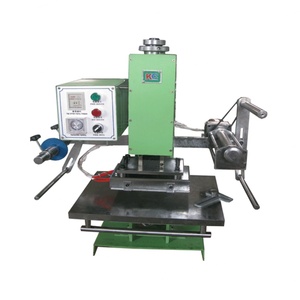 High-End Manual Flat Pneumatic Wood Plastic Leather Hot Foil Stamping Machine Tabletop Heat Press Print Function New Garments - Product Image 1