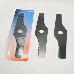 Lame de scie circulaire monobloc en acier inoxydable et acier au manganèse pour tondeuse à gazon, accessoires de débroussailleuse à dents droites pour désherbage - Product Image 1